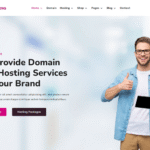 Domting - Domain and Hosting Provider Company and Agency Elementor WordPress Theme